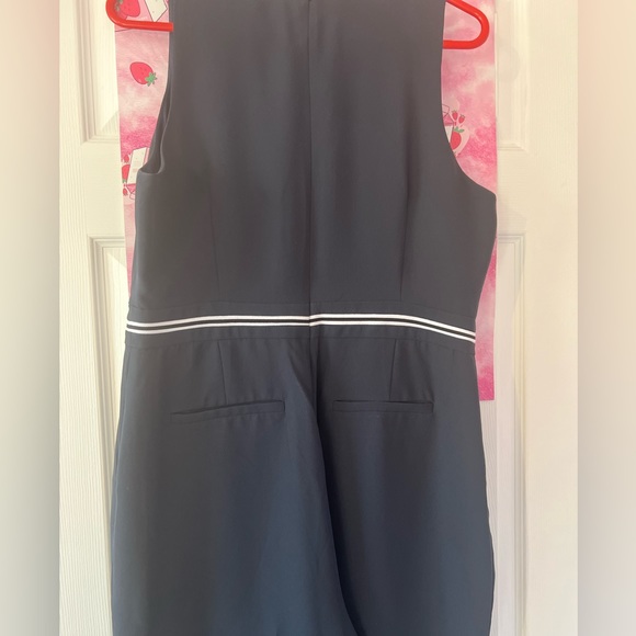 Banana republic navy blue jumpsuit wide leg - Picture 5 of 9